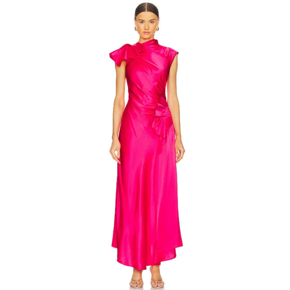 Acler Ramshaw Maxi Dress Berry Pink size 2 NWT $550msrp